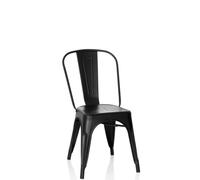 VANTAGGIO BRUSH - Sedia bistro Nero opaco