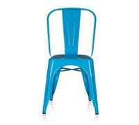 VANTAGGIO COMFORT - Sedia bistro Azzurro