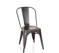 VANTAGGIO COMFORT - Sedia bistro Nero / oro