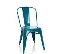 VANTAGGIO COMFORT - Sedia bistro Petrolio Blu