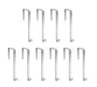 Vantasii 10 Pack Over The Door Metal Hook Hanger to Fit Interior Doors
