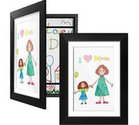 Vantimo Cornice A4 per Conservare Infantili Disegni Cornici Artistiche per Bambini con Apertura Frontale, Contiene Fino a 150 Opere d'arte