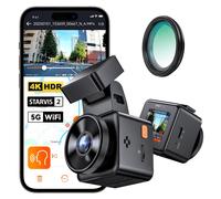 VANTRUE 4K HDR Dash Cam Auto E1 Pro 2160P Mini Dashcam, 5GHz WiFi GPS, STARVIS 2