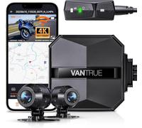 VANTRUE F1 Dash Cam Moto 2 Canali 4K Anteriore e Posteriore Impermeabile