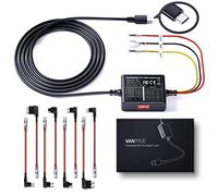 VANTRUE Kit di cavi USB C a 5 velocità, 3,5 mspostamento di tipo C, kit di cablaggio da 12V-24V a 5V per Dash Cam con portafusibili, protezione da bassa tensione per Dashcam E3/ N4/ N4 Pro/ N5/ N2S