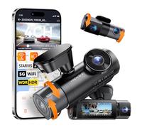 VANTRUE N5S Dash Cam STARVIS 2 a 4 canali per auto 2.7K+ Dual 1080P+ 1440P anteriore, interno e posteriore, HDR, Wi-Fi 5G, Controllo vocale, GPS, Parcheggio buffer 24, LTE opzionale, max 1 TB