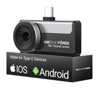 VANTRUE POWER TS2 Termocamera a Infrarossi per iOS/iPad/Android, Visione Macro da 8 mm, Obiettivo Manuale, Super Risoluzione 512x384, Thermal Imager, da -20 °C a 550 °C, per Ispezione HVAC