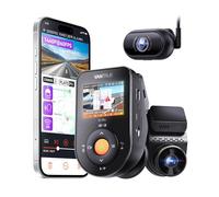 VANTRUE S1 Pro DMS Dashcam con ADAS per Taxi, Telecamera Auto Fronte e Interno 2.7K con Avviso Collisione e Rilevamento Stanchezza, Visione Notturna STARVIS 2, WiFi 5GHz, Conforme al RGPD