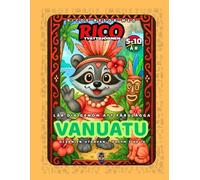 Vanuatu - Målarbok för barn (5-10 år) | Ricos Resor - Oceanien Vol. 5