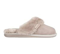 Vanuba Cashmere - Pantofole da Donna Artigianali, in Pelle Naturale, Lana di Pecora al 100%, Scarpe da Casa Calde e Confortevoli (40 EU, Beige)