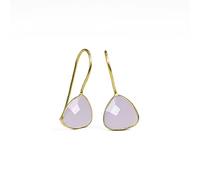 Vanya Lara Gioielli dal design artistico - Orecchini Beyond the Dainty realizzati a mano - Ottone placcato in oro 22 carati con idroquarzo rosa