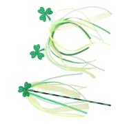 VANZACK 1 Set Fascia a trifoglio Carino in costume vestito fascia del festival irlandese accessori per festival irlandesi Accessori per Maglia Verde