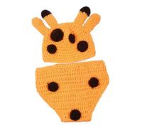 VANZACK 1 Set Fotografico Giraffa Cartone Fatti Mano con Cappello e Pantaloncini per Accessori Adorabili per Foto per Shower