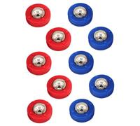 VANZACK 10 Mini Shuffleboard per Gioco da Tavolo Portatile in Acciaio e Plastica Robusta Pucks Rotolanti per Coordinazione Occhio-mano e Divertimento Indoor