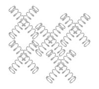 VANZACK 10 Pezzi Molla Compressione Acciaio Inox Sostituzione Molla Tensione per Ricarica Penna Sfera Diametro Esterno Accessorio Riparazione Scrittura Ufficio e Scuola