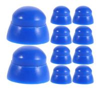 VANZACK 10 tappi di protezione in plastica per bulloni, coperture di sicurezza per parchi giochi, set da gioco all'aperto, blu scuro, coperture protettive a vite per scivoli da parco e strutture da