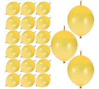 VANZACK 100 Palloncini in Lattice Coda Link da 10 Pollici Color Oro Decorazioni per Feste e Compleanni Forniture per Arco e Scene di Festa