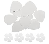 VANZACK 100 Pezzi Stainless Steel Guitar Picks Smooth Edge Metal Plectrums For Electric Bass Acoustic Guitars Comfortable Grip For Jazz Rock Country Styles