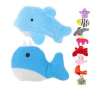 VANZACK 10pezzi Marionette Da Dito Forma Animale Giocattolo Per Raccontare Storie Realizzato in Morbido Peluche e Cotone Pp Promuove Interazione e Tra Genitori e Ragazzo