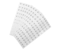 VANZACK 12 Fogli Etichette Adesive Messa Industriali PVC Resistente e Visibilità Adatte per Elettrici e Macchinari Etichette Sicurezza Antiscivolo per Lavoro