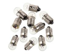 VANZACK 12 Lampadine Miniature Per Esperimenti Lampadine Elettriche Attacco a Vite Leggere e Per Torce e Didattica