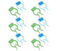 VANZACK 12 Pezzi Clip Naso per Respirare, Pom Eva, Blu Verde | Lettura e Pasti, Texture Confortevole, Design Antiscivolo, Leggero, Supporto per Allenamento