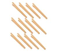 VANZACK 12 Pinze in Bambù per Strumento Montessori per Motricità Fine Clip Riutilizzabile per Snack Toast e Attività Educative Coordinazione Manuale