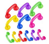 VANZACK 12 Telefoni per Plastica Colorati Strumenti Logopedia per del Linguaggio Giocattoli Educativi per Casa e Scuola Impugnatura e Sicura