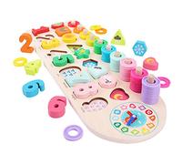 VANZACK 1Set Puzzle Educativi per Precoce Sviluppo Abilità Cognitive e Creatività Vivaci e Design per Giocare e Apprendere
