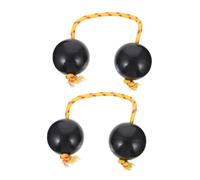VANZACK 2 African Rhythm Shaker For Children Safe Smooth Edges Percussion Toys For Hand-eye Coordination And Musical Training
