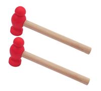 VANZACK 2 Giocattoli Martello per Leggero e Sicuro in PP e Legno per Laboratori Falegnameria e Attività Ludiche Indoor ed Outdoor