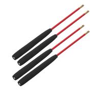 VANZACK 2 paia Bacchette per Diabolo con Impugnatura Antiscivolo Asta Solida Testa in Rame Ponderata per Corda Bastoncini da Spettacolo Resistenti per Acrobazie e Sostituzione Utensile