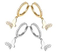 VANZACK 2 Paia Orecchini Eleganti Pendenti Rame Leggeri e Resistenti Design e Chic per Cerimonie e