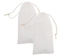 VANZACK 2 Pezzi borsa per riporre le scarpe da ballo custodia in tela con coulisse sacchetti per gli ebrei Borse da cool di tela sacchetto raccoglipolvere per borsa Stoffa Beige
