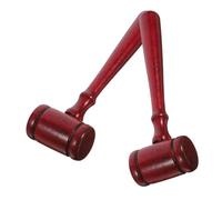 VANZACK 2 pezzi Martelletto da Giudice Legno Accessorio Costume Giudice per Travestimenti e Feste Cosplay Design Realistico Leggero e Durevole Facile da Usare e Conservare