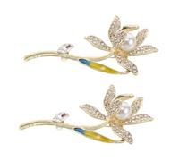 VANZACK 2 Pezzi Spilla Del Di San Davide Pin Amante Dei Fiori Pin Del Fiore Per Abito Spilla Da Abito Pins Per Il Risvolto Da Uomo Di Fiori Spilla a Fiore Spilla Fiore Vestito Lega
