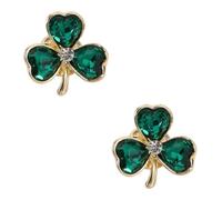 VANZACK 2 Pezzi Spilla Trifoglio in Lega e Vetro, Elegante e Decorativa per | Forma a Tre Foglie, Adatta a Occasioni Formali e Casuali, Stile Fashion per Famiglia e Amici