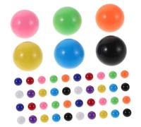 VANZACK 200 Palline Colorate per Giochi Educativi Sfere Solide per Matematica Gioco Dadi Cinesi e Giochi da Tavolo Accessori per Ordinamento Colori e Percorsi Biglie
