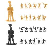 VANZACK 200 Soldatini Miniature Medievali Modellini per Giochi di Ruolo e Decorazioni Figure Esercito Compatte e Resistenti per Scenari Realistici e