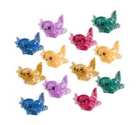VANZACK 24 Mini Axolotl Statuette in Resina per Decorazioni Giardino e Miniature Adorabili per Casa delle Accessori Creativi per da Te e Regali per Amanti Axolotl