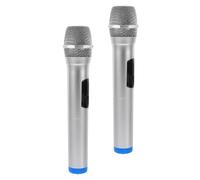 VANZACK 2pezzi Microfono Giocattolo Per Ragazzo Ragazza Ragazza Prop Leggero e Portatile Microfoni Finti Per Karaoke Interviste e Spettacoli Creativi Realistica Party Favor Per Ragazzi e r