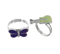 VANZACK 2pezzi Regolabili Libellula e Chitarra Per Cambiamento Colore Per Accessori Costume Per Compleanno e Halloween