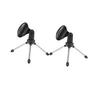 VANZACK 2pezzi Stativo Per Microfono Da Tavolo Supporto Regolabile Clip Treppiede Stabile Per Ufficio e Home Recording
