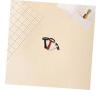VANZACK 3 Cravatte Miniature per Accessori da Te in Tessuto Morbido Nero Cravatta su Misura per Vestiti Dollhouse