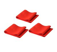 VANZACK 3 Pezzi Copertura Tastiera Pianoforte Rosso Protezione Completa Antipolvere in Morbido Estensibile per Pianoforti Digitali ed Elettronici Facile da Applicare e Rimuovere