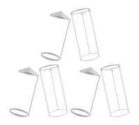 VANZACK 3 Set Paraspruzzi per Umidificatore in Plastica Bianco, Facile da Installare e Riutilizzabile, Design a Tre Colonne a Forma di Ombrello, per Laghetti e Rocce