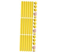 VANZACK 30 Braccialetti Slap in Silicone Elastici per Ragazzi e Ragazze Gadget Feste Compleanno e Eventi Resistenti e Flessibili Colore Giallo