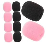 VANZACK 30 Pezzi Copertura per Microfono Auricolare in Schiuma Spugna per Microfoni Assorbimento del Suono e Protezione da Graffi per Public Speaking e Canto