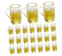 VANZACK 36 Pezzi Casa delle Bambole Accessori Decorativi Realistici per Cucina e Sala da Pranzo Miniature per Paesaggi Micro e Hobby Te