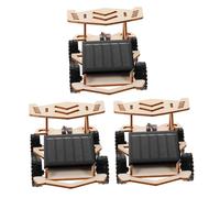 VANZACK 3Set Kit Modelli Auto a Energia Solare per Gioco Educativo Stem con Motore Elettrico Esperimenti Scientifici e Costruzione Manuale per Scuola e Famiglia